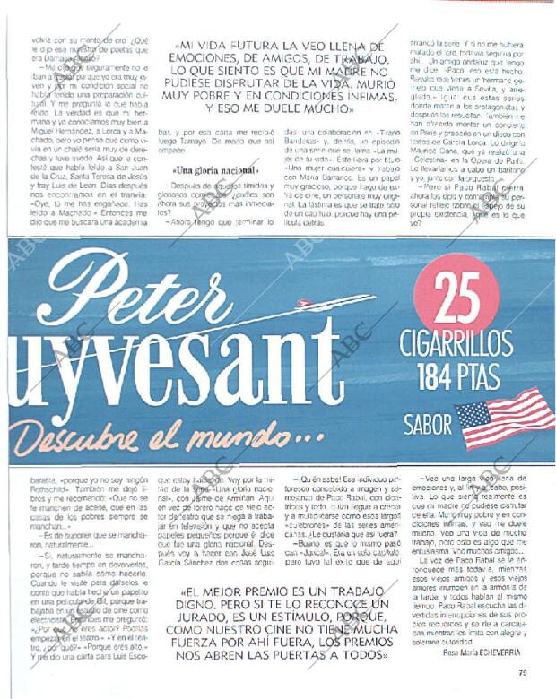 BLANCO Y NEGRO MADRID 13-10-1991 página 79