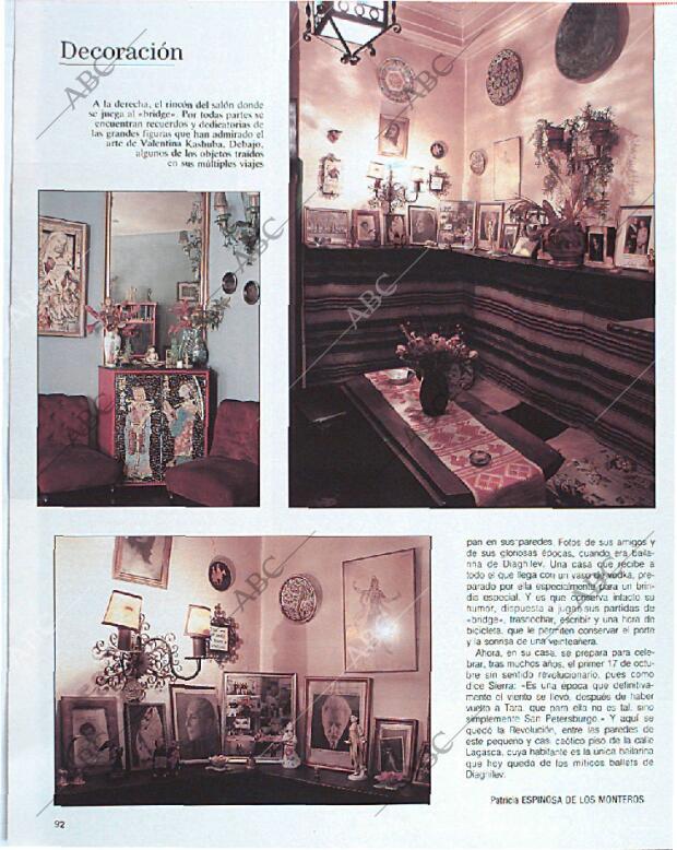 BLANCO Y NEGRO MADRID 13-10-1991 página 92