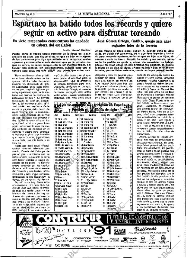 ABC SEVILLA 15-10-1991 página 81