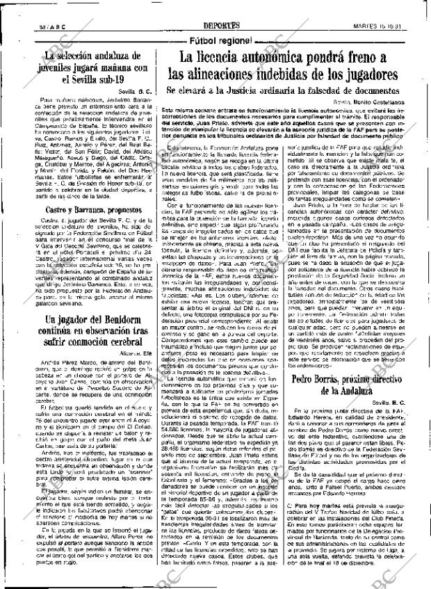 ABC SEVILLA 15-10-1991 página 88