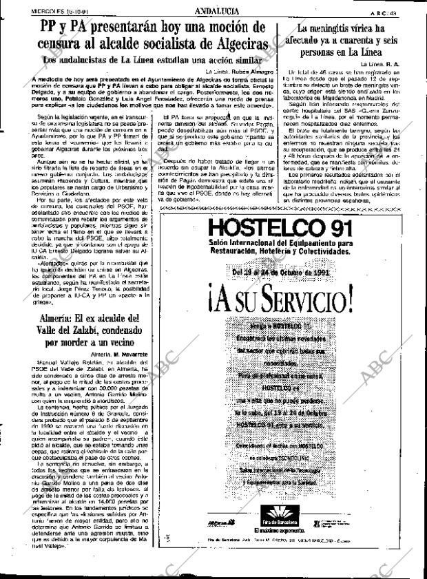 ABC SEVILLA 16-10-1991 página 43