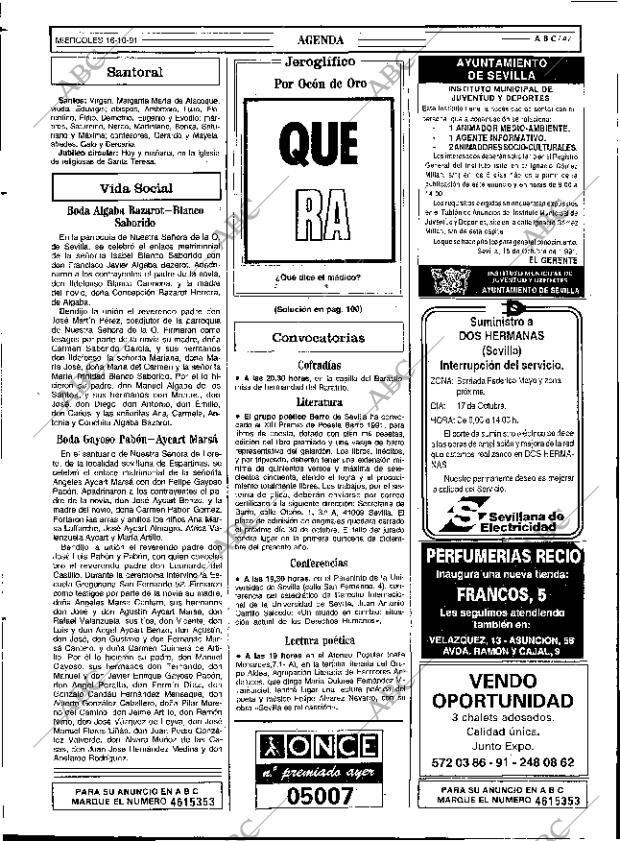 ABC SEVILLA 16-10-1991 página 47
