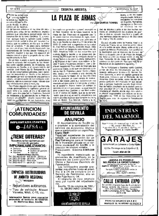 ABC SEVILLA 16-10-1991 página 50