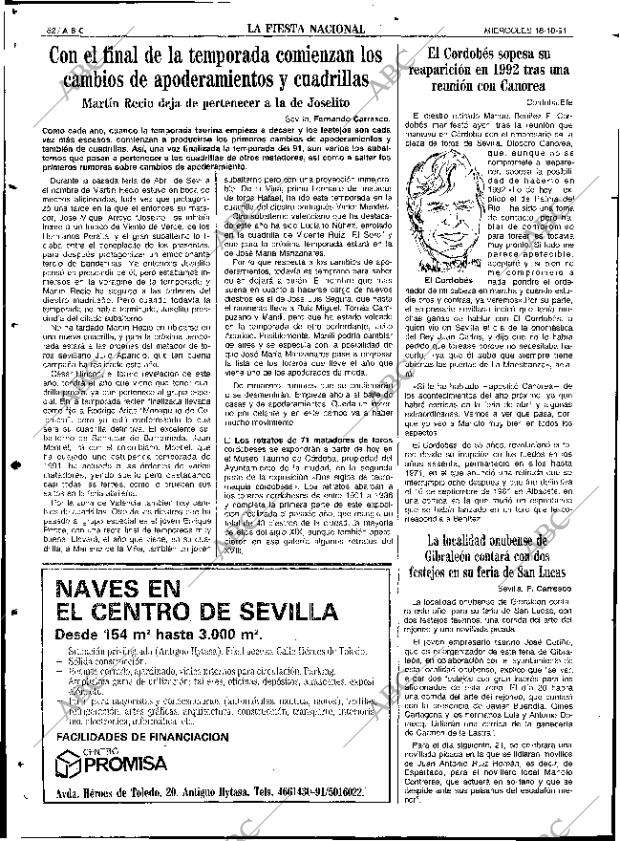 ABC SEVILLA 16-10-1991 página 82