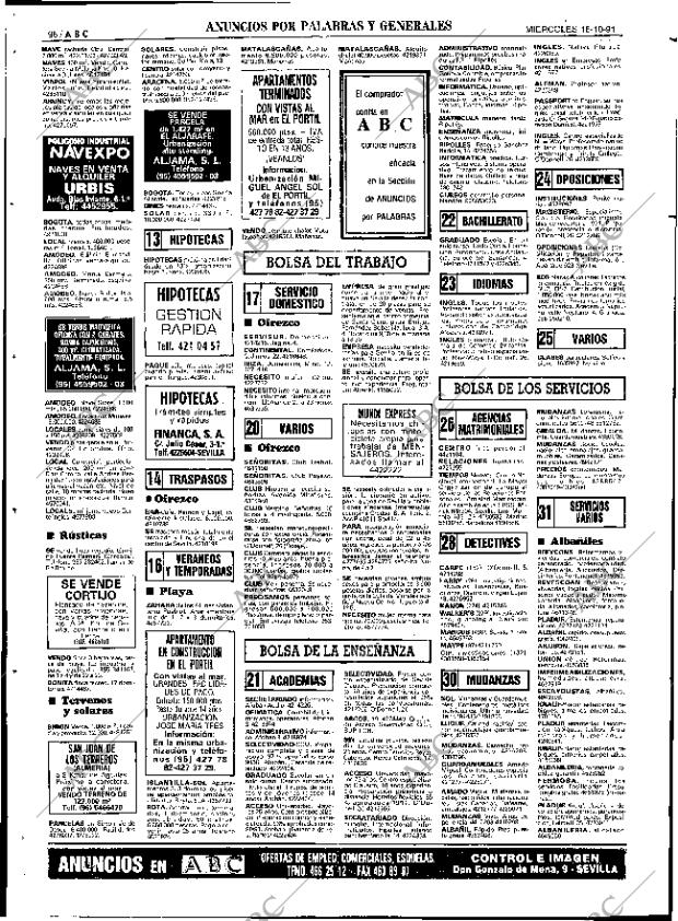 ABC SEVILLA 16-10-1991 página 96