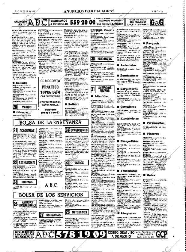 ABC MADRID 19-10-1991 página 111
