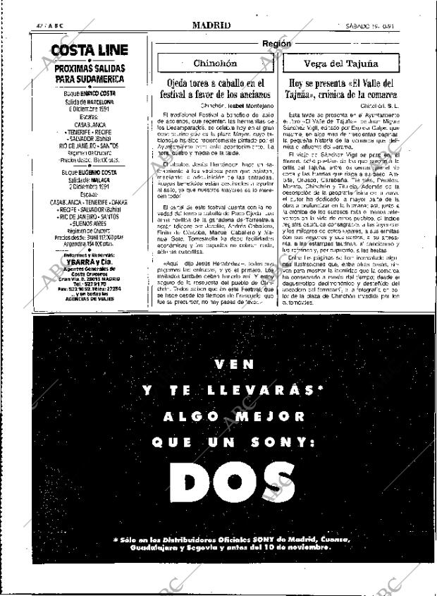ABC MADRID 19-10-1991 página 42