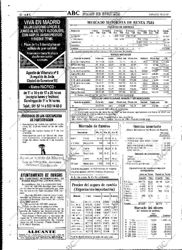 ABC MADRID 19-10-1991 página 82