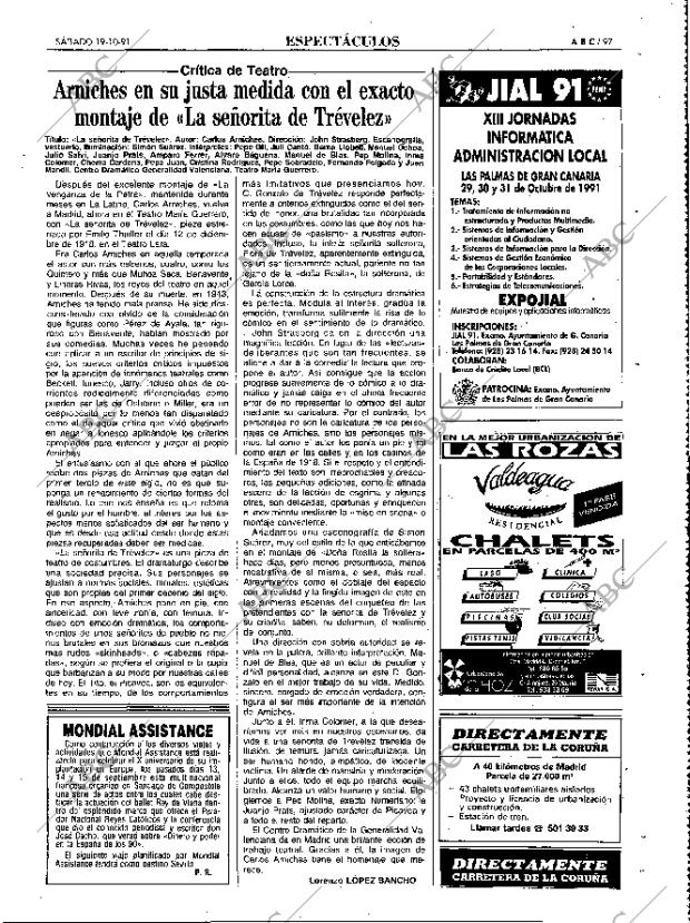 ABC MADRID 19-10-1991 página 97