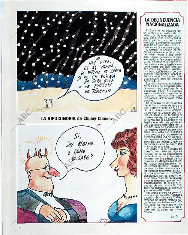 BLANCO Y NEGRO MADRID 20-10-1991 página 114