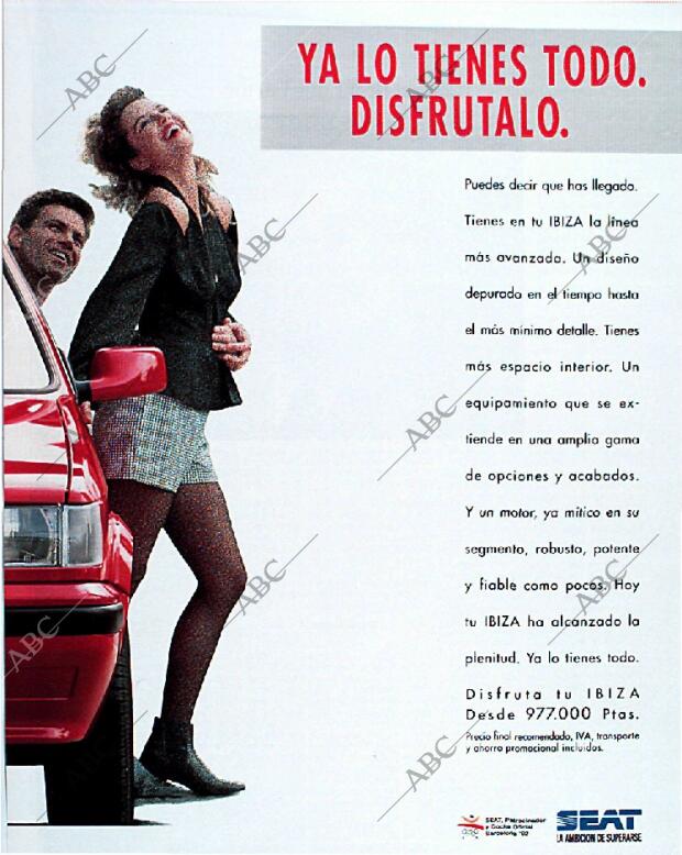 BLANCO Y NEGRO MADRID 20-10-1991 página 23