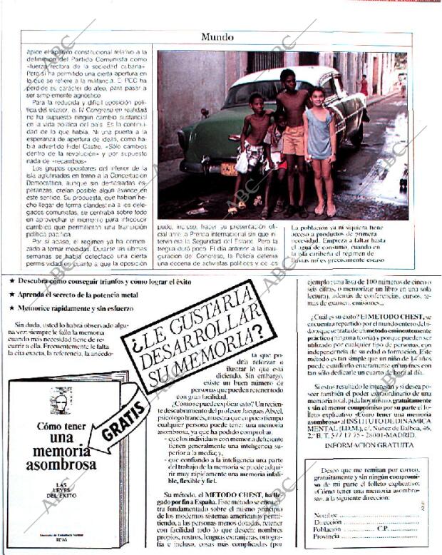 BLANCO Y NEGRO MADRID 20-10-1991 página 25