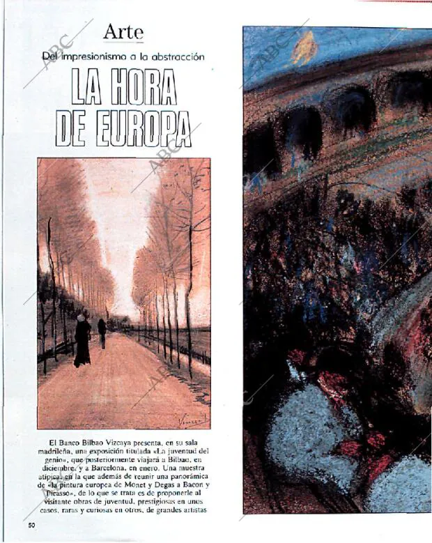 BLANCO Y NEGRO MADRID 20-10-1991 página 50
