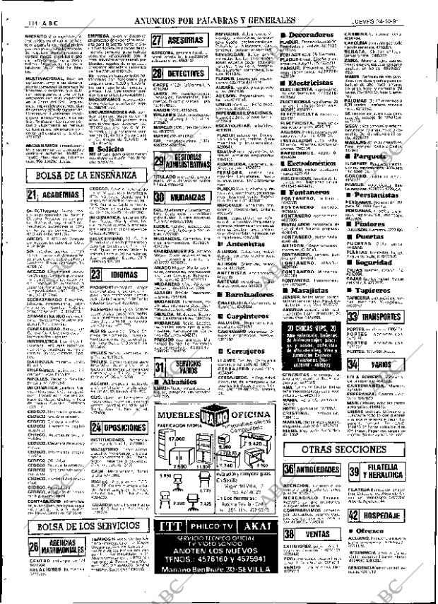 ABC SEVILLA 24-10-1991 página 114