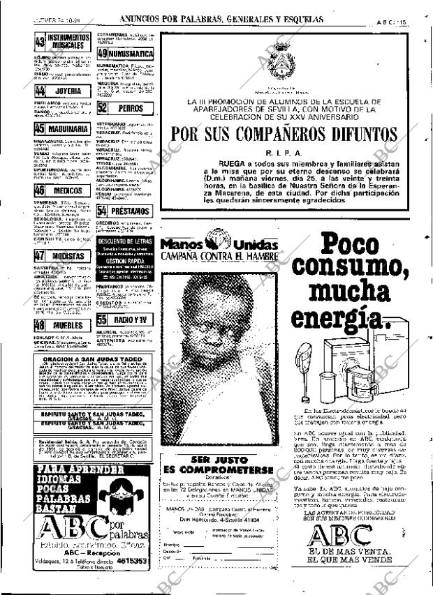 ABC SEVILLA 24-10-1991 página 115