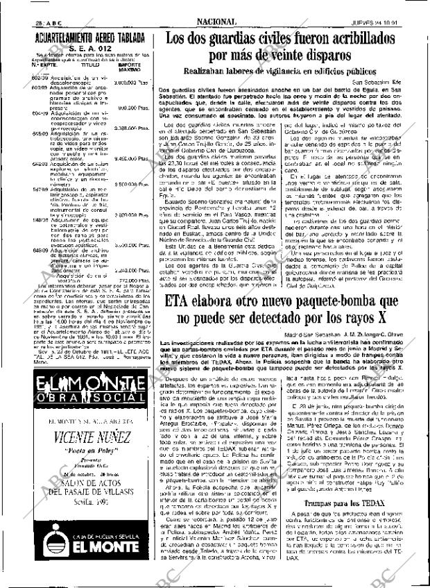 ABC SEVILLA 24-10-1991 página 28