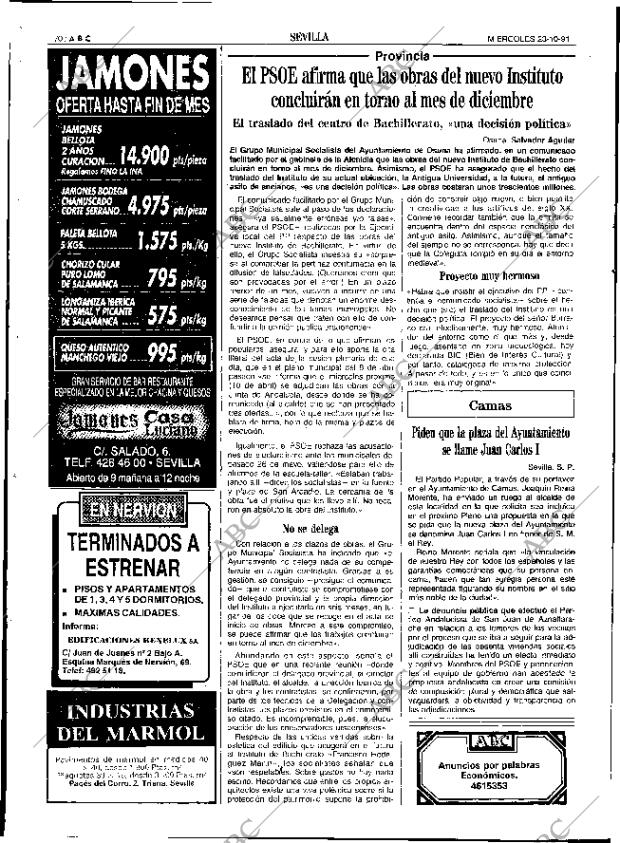 ABC SEVILLA 24-10-1991 página 70