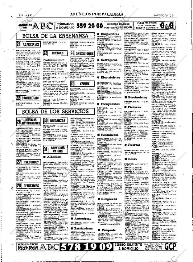 ABC MADRID 26-10-1991 página 118