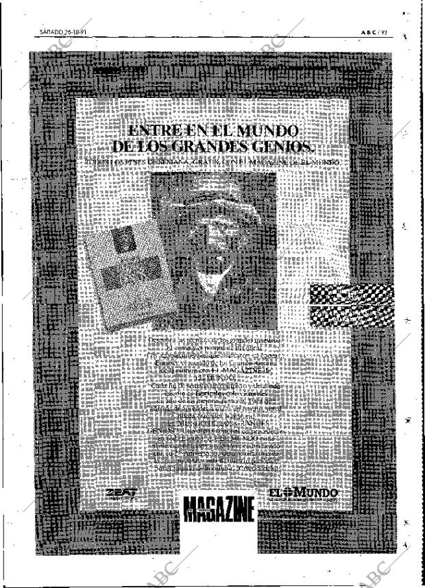 ABC MADRID 26-10-1991 página 93
