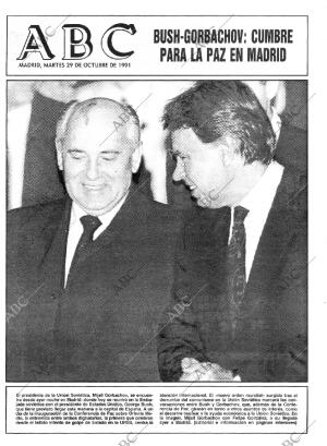 ABC MADRID 29-10-1991 página 1