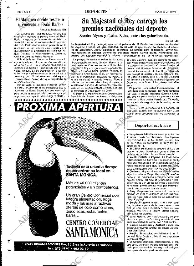 ABC MADRID 29-10-1991 página 104