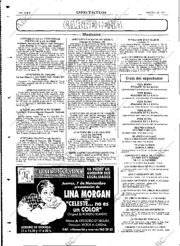ABC MADRID 29-10-1991 página 108