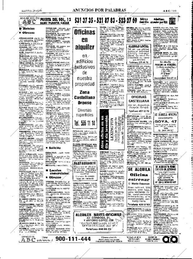ABC MADRID 29-10-1991 página 119