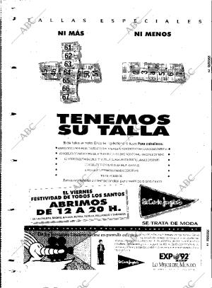 ABC MADRID 29-10-1991 página 144