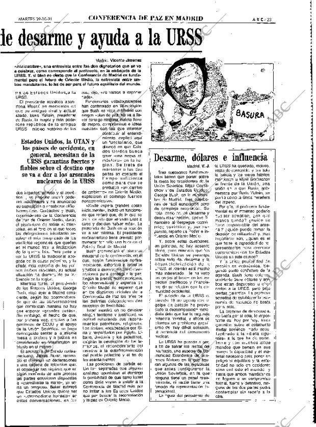 ABC MADRID 29-10-1991 página 23