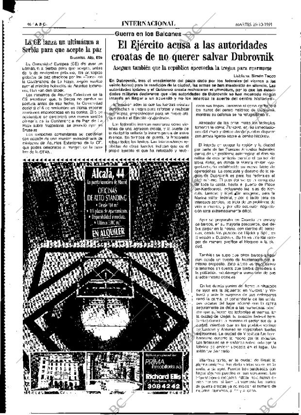 ABC MADRID 29-10-1991 página 46