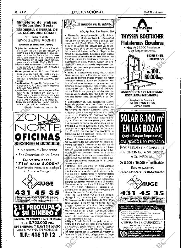 ABC MADRID 29-10-1991 página 48
