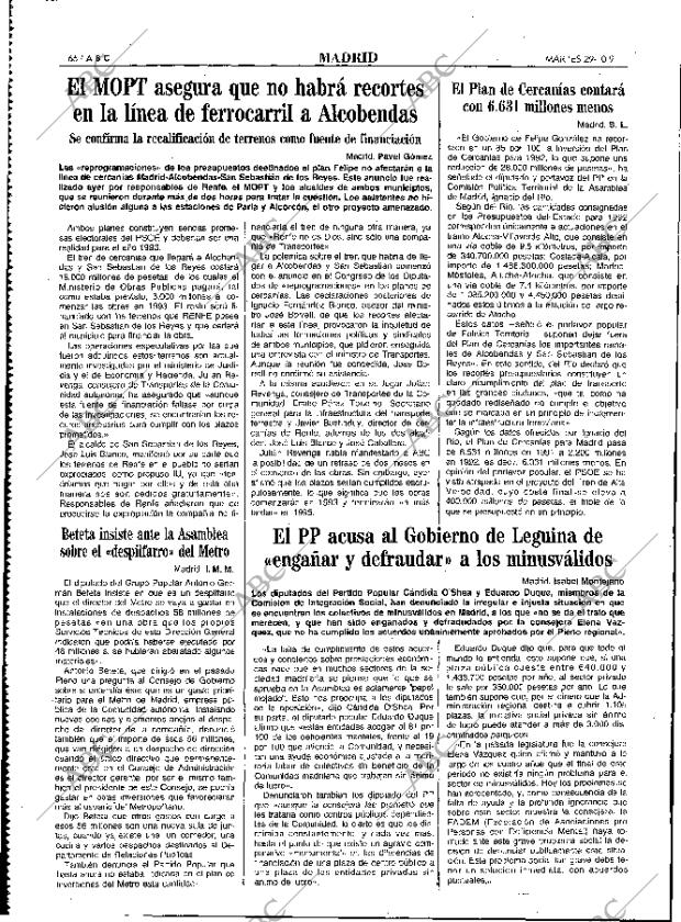 ABC MADRID 29-10-1991 página 66