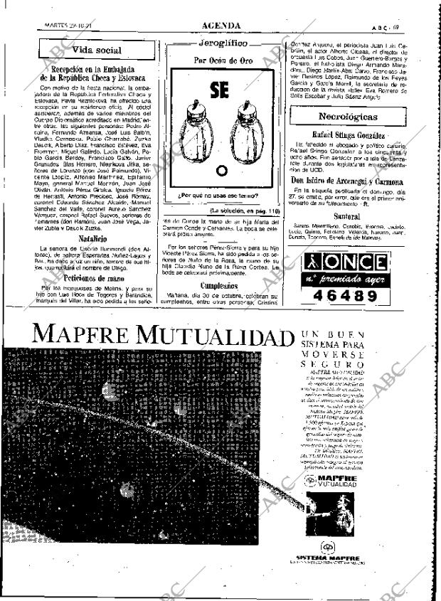 ABC MADRID 29-10-1991 página 69