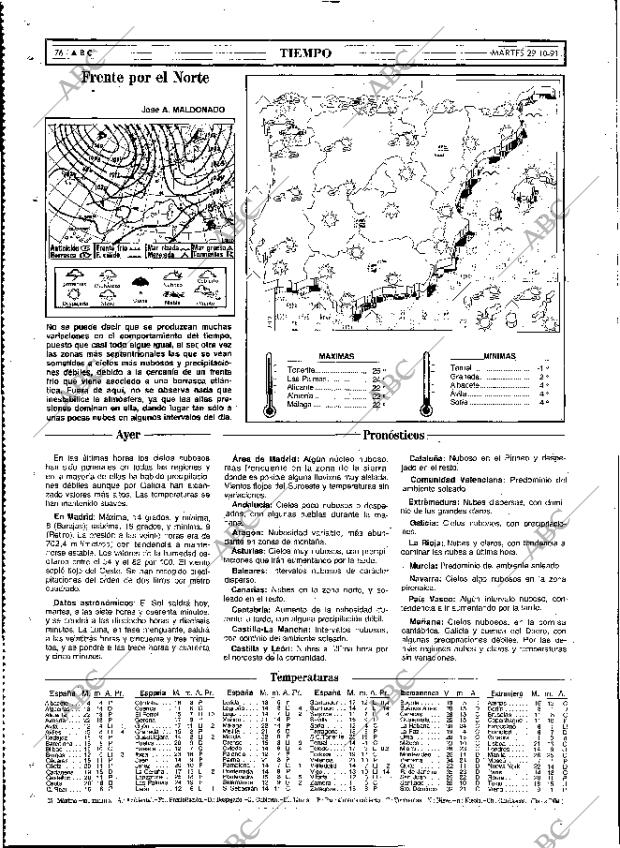 ABC MADRID 29-10-1991 página 76