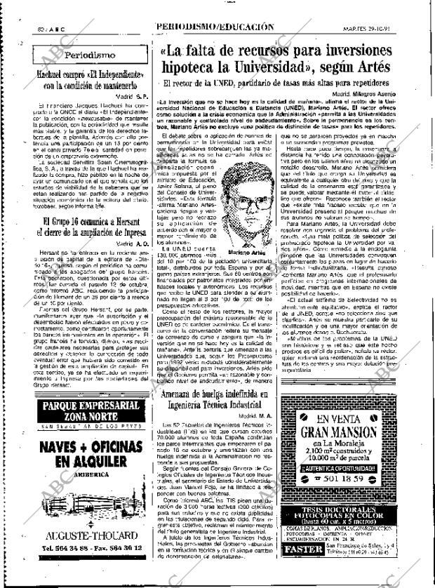 ABC MADRID 29-10-1991 página 80