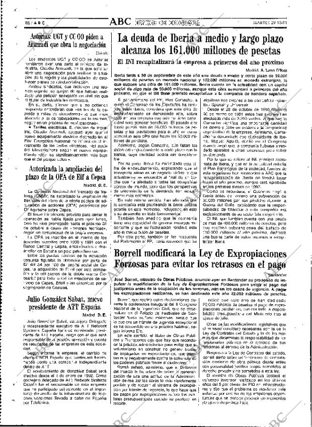 ABC MADRID 29-10-1991 página 88