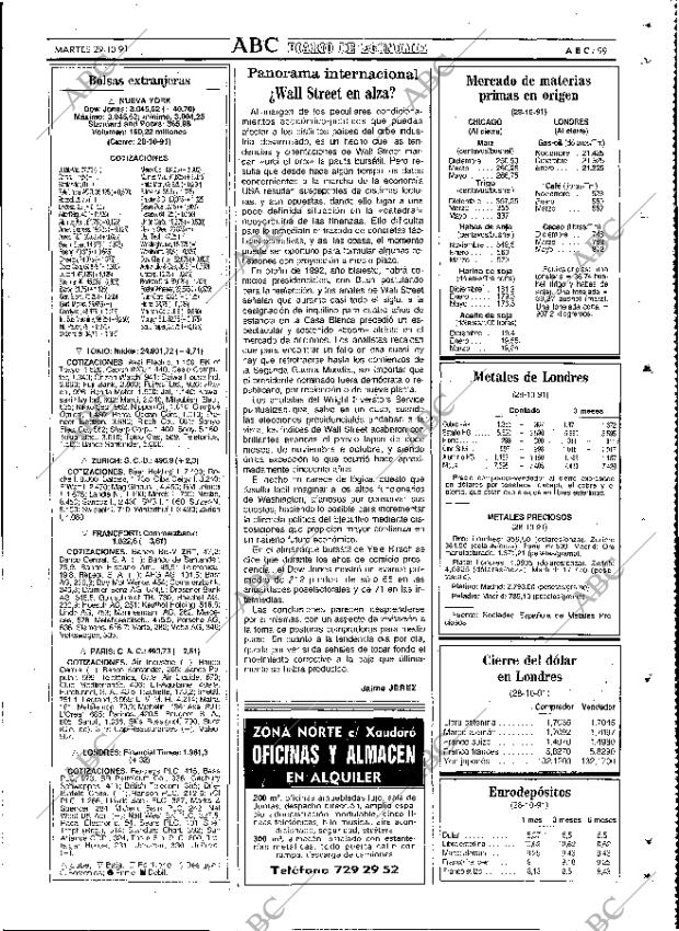 ABC MADRID 29-10-1991 página 99