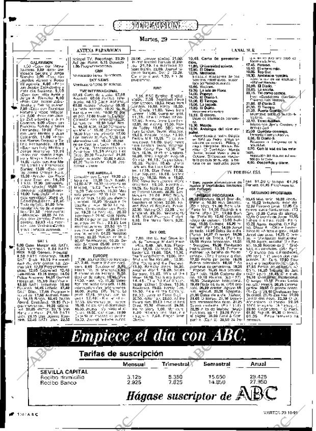 ABC SEVILLA 29-10-1991 página 110