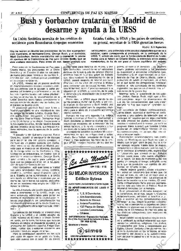 ABC SEVILLA 29-10-1991 página 28