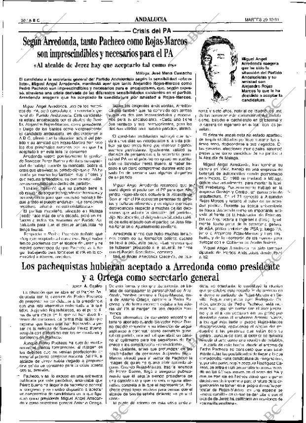 ABC SEVILLA 29-10-1991 página 38
