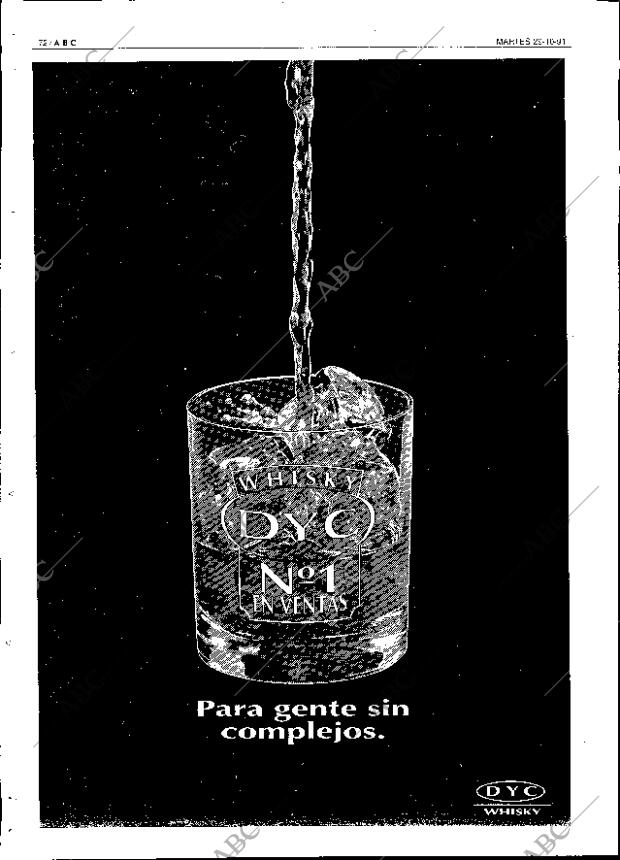 ABC SEVILLA 29-10-1991 página 72