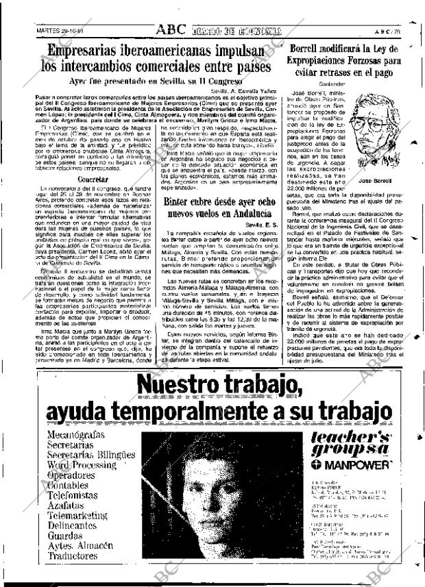 ABC SEVILLA 29-10-1991 página 79
