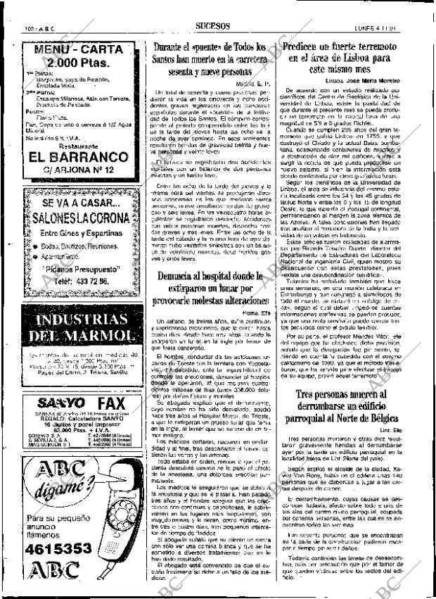 ABC SEVILLA 04-11-1991 página 100