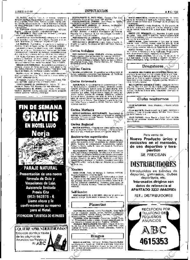 ABC SEVILLA 04-11-1991 página 109