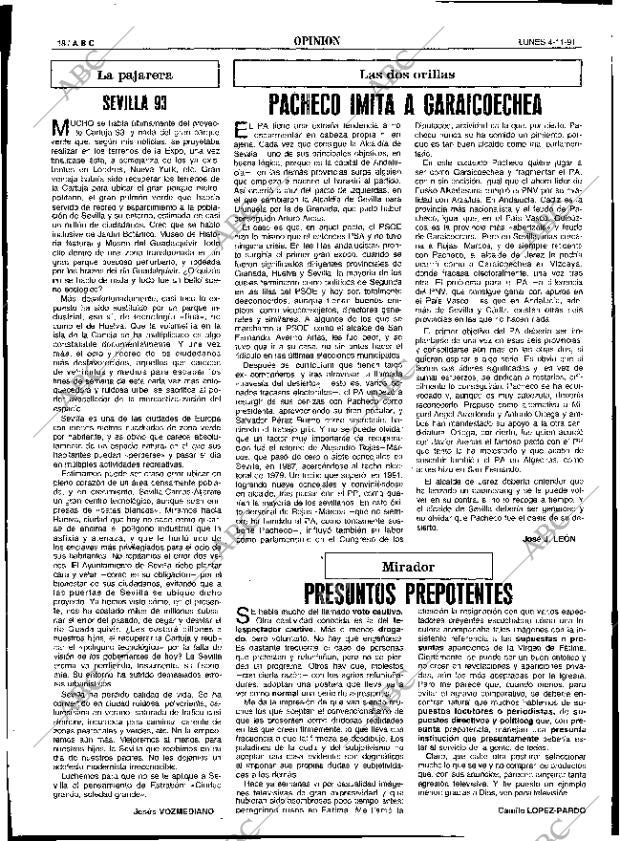 ABC SEVILLA 04-11-1991 página 18