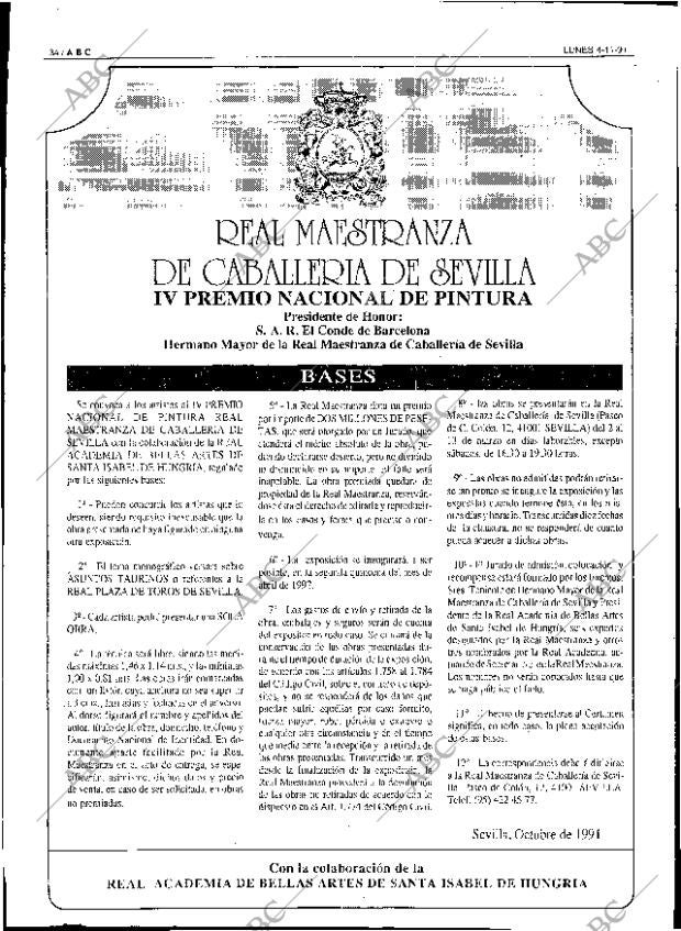 ABC SEVILLA 04-11-1991 página 34