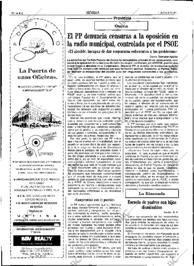 ABC SEVILLA 04-11-1991 página 52