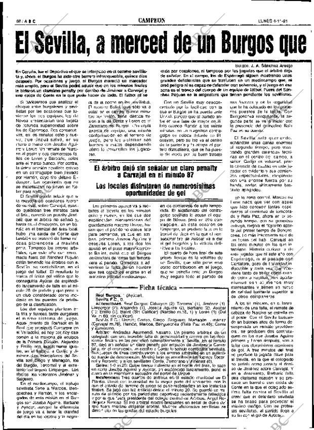 ABC SEVILLA 04-11-1991 página 68