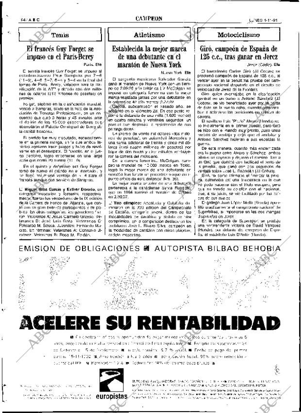 ABC SEVILLA 04-11-1991 página 84