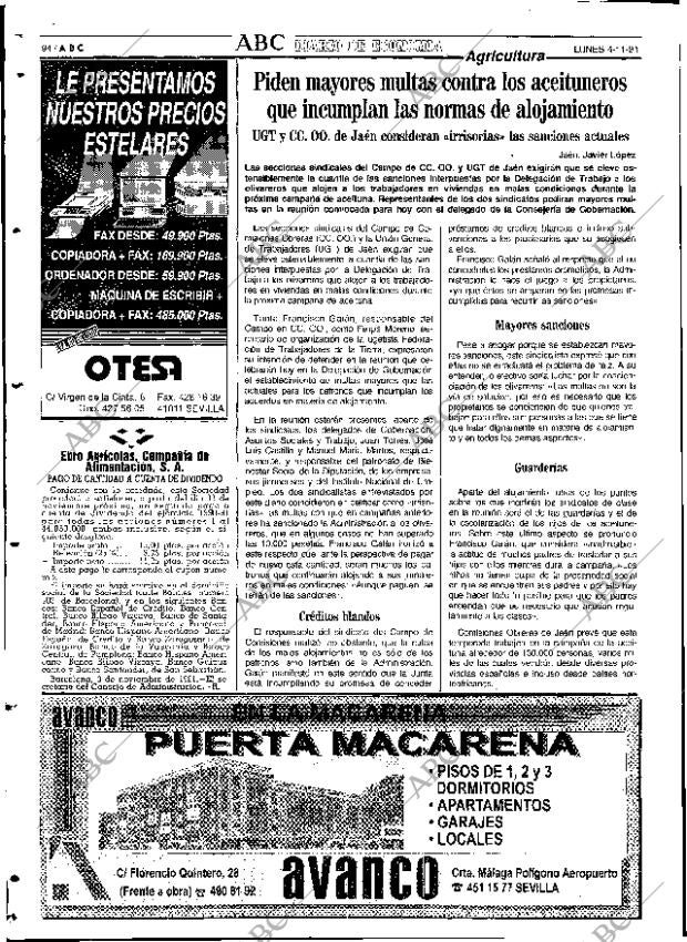 ABC SEVILLA 04-11-1991 página 94